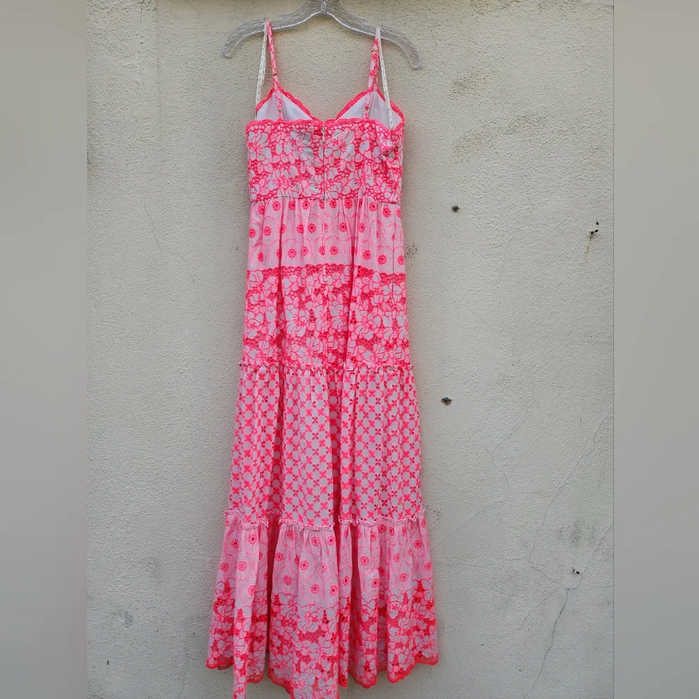LILLY PULITZER Kyla Maxi Dress Garden Gate Eyelet - Picture 4 of 12